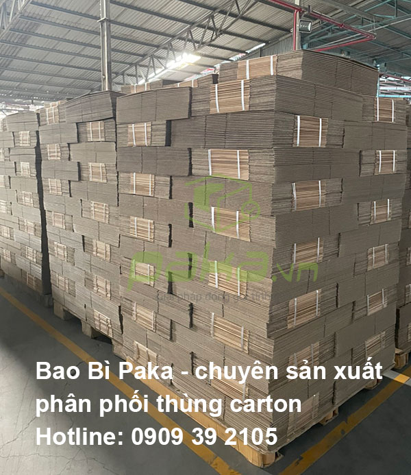 Công ty bao bì PAKA – chuyên sản xuất phân phối thùng carton tại TPHCM