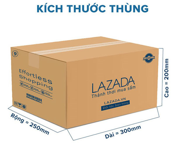 Kích thước thùng carton