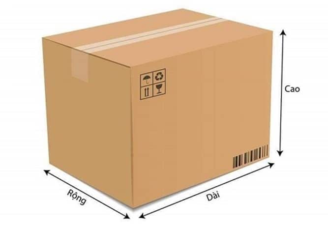Kích thước thùng carton