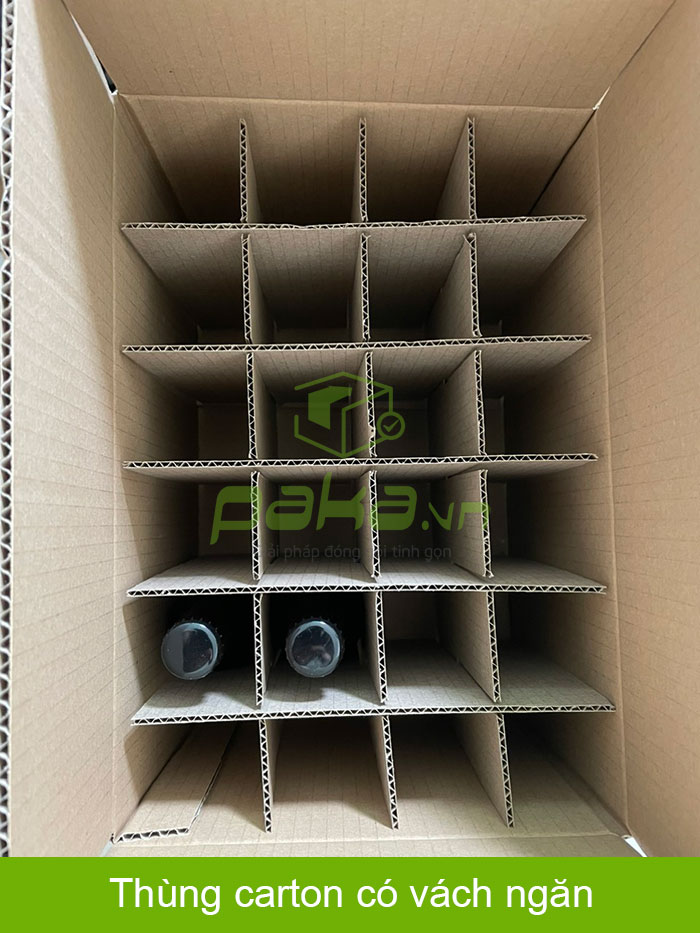 Thùng carton có vách ngăn