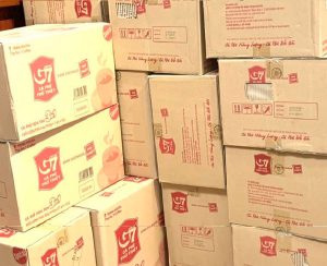 Thùng carton đựng cà phê