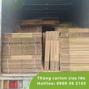 Thùng carton kích thước lớn, size lớn