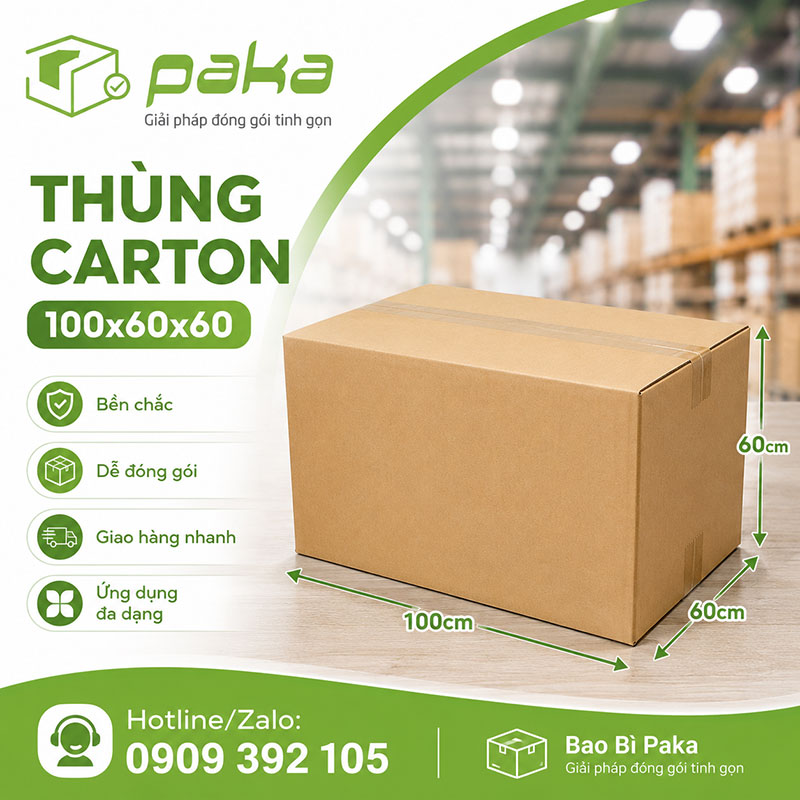 Thùng carton 100x60x60