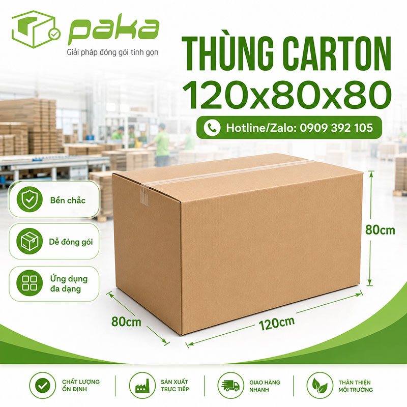 Thùng carton 120x80x80