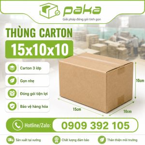 Thùng carton 15x10x10