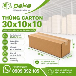 Thùng carton 30x10x10