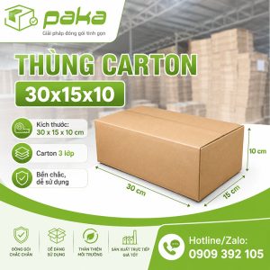 Thùng carton 30x15x10