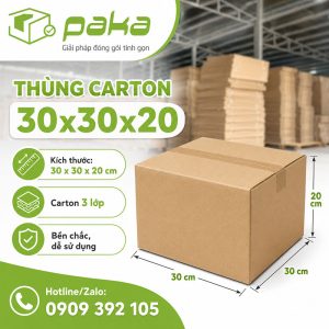 Thùng carton 30x30x20