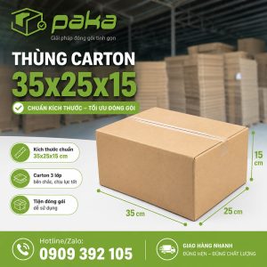 Thùng carton 35x25x15