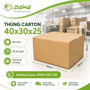 Thùng carton 40x30x25