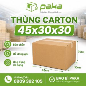 Thùng carton 45x30x30