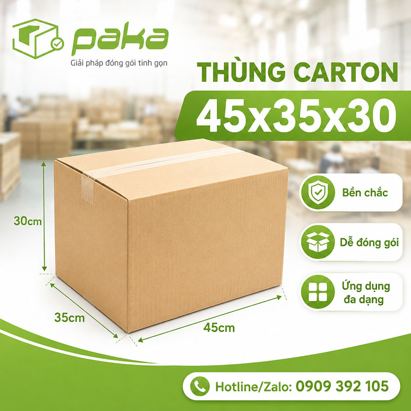 Thùng carton 45x35x30