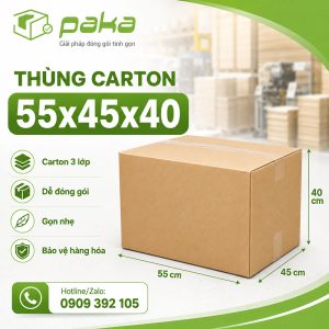 Thùng carton 55x45x40