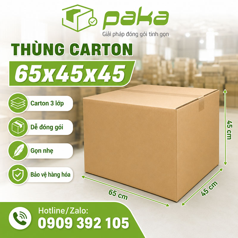 Thùng carton 65x45x45
