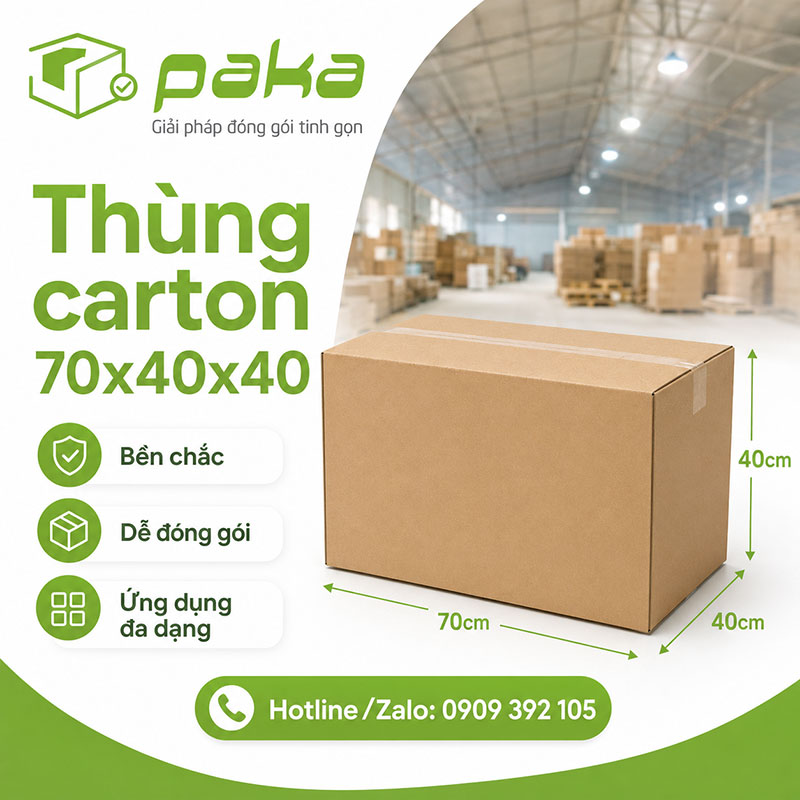 Thùng carton 70x40x40