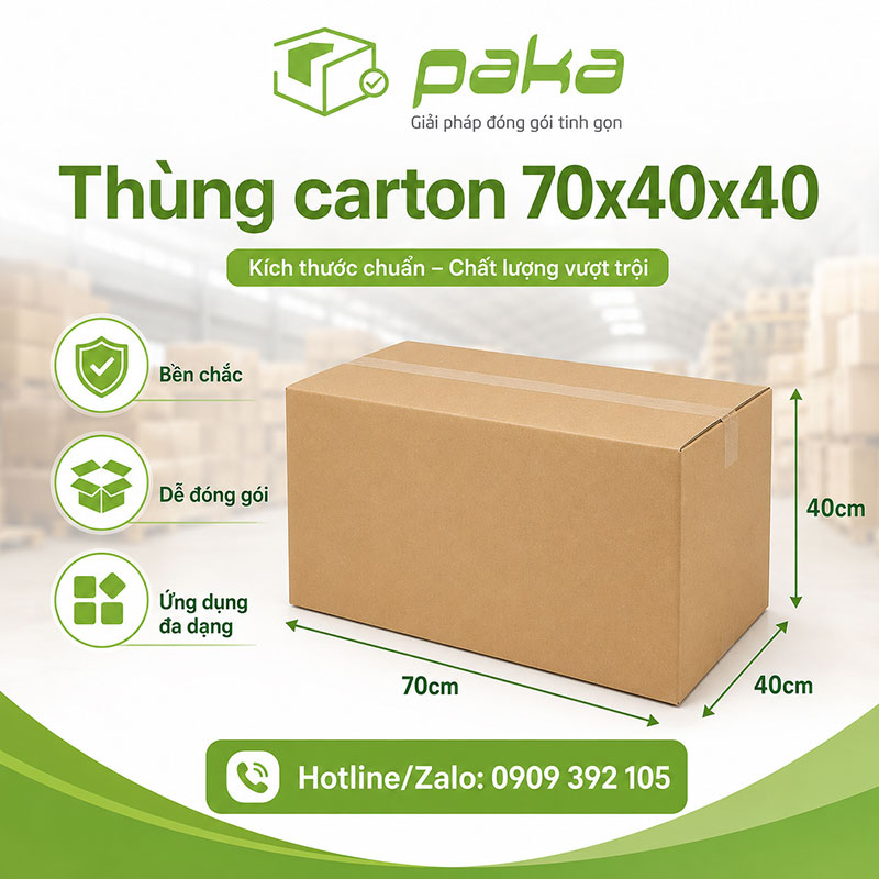 Thùng carton 70x40x40