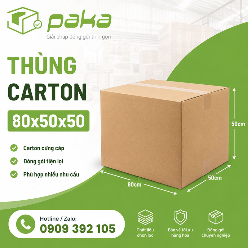 Thùng carton 80x50x50